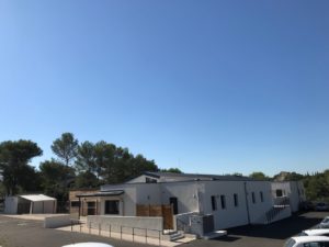 CHU de Nîmes avec VIVADOM Construction de la Crèche 2017-2018